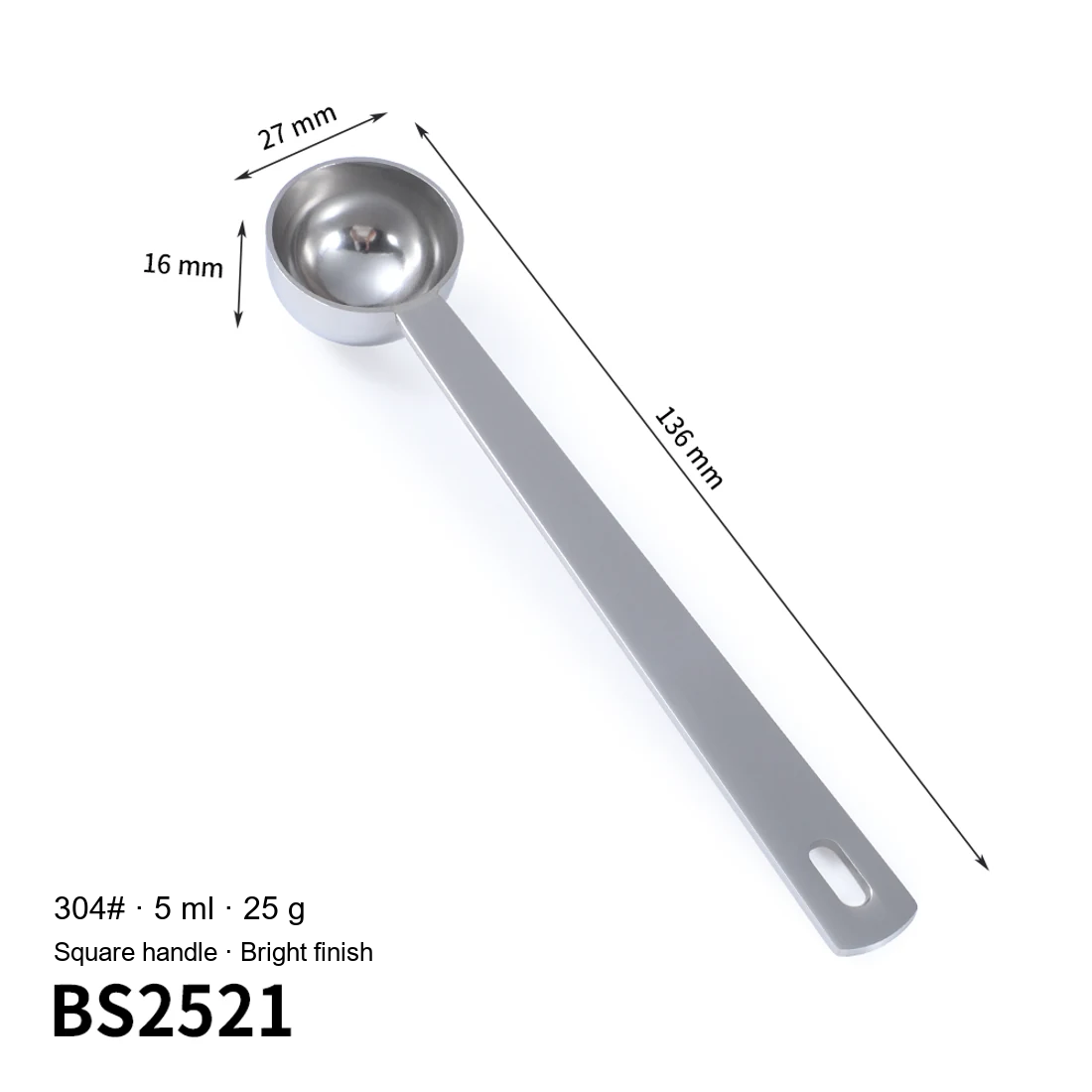 Cuillère doseuse BS2521 de 5 ml