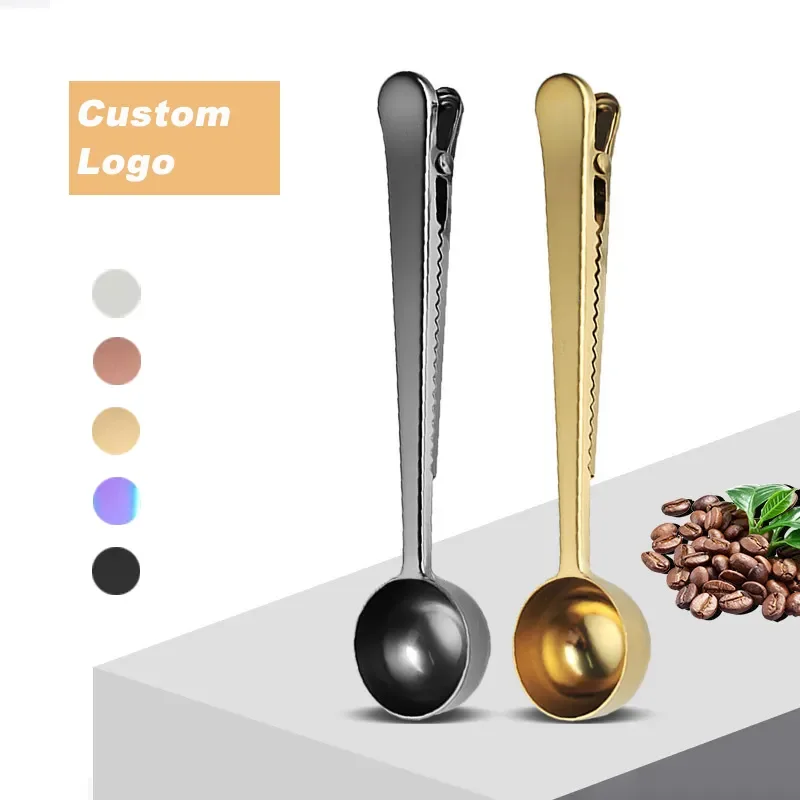 430 Stainless Steel Measuring Scoop with Bag Clip