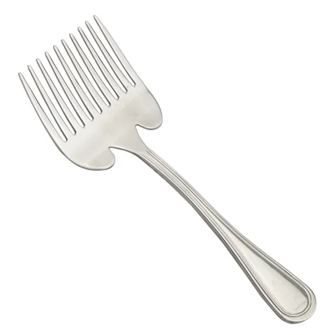 Large Rake-Style Stainless Steel Serving Fork