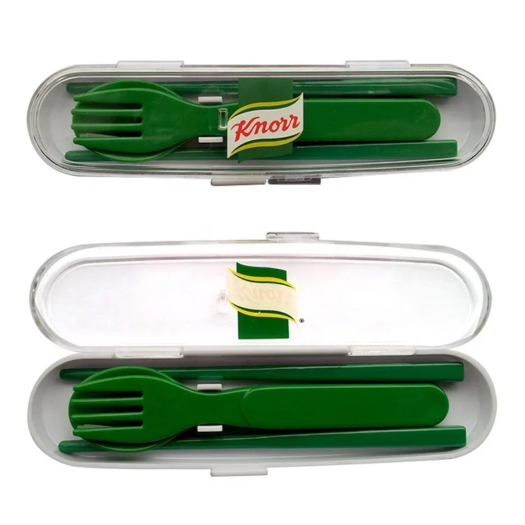 Custom Plastic Dinner Knife, Fork and Spoon Set