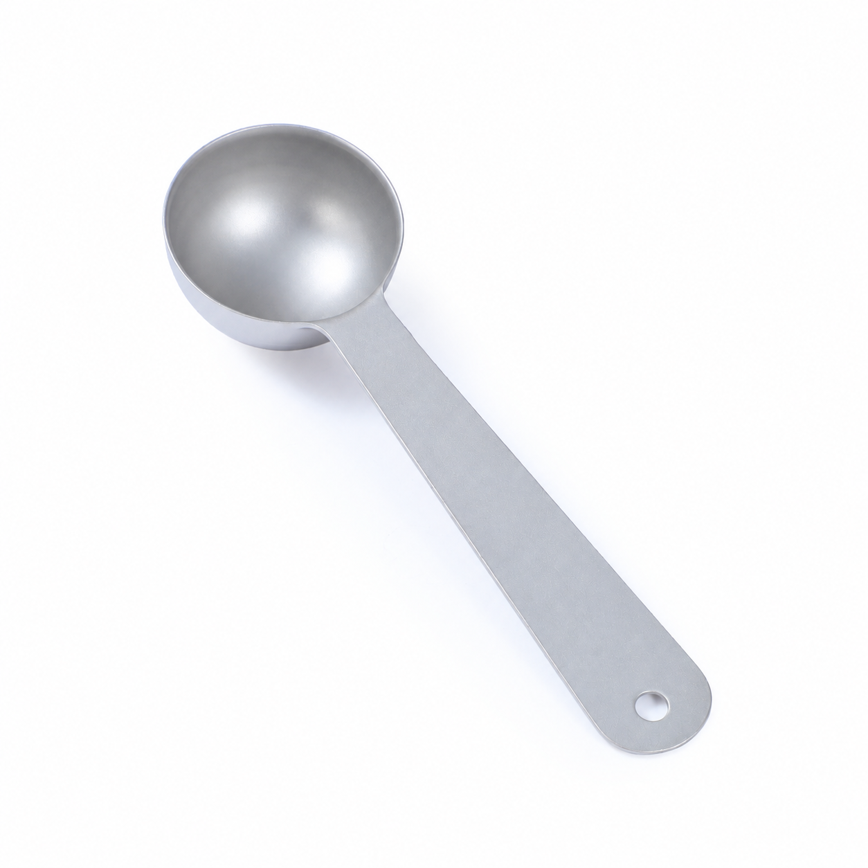 BS2523 15 ml Single spoon with a round bowl and straight flat handle, Round opening