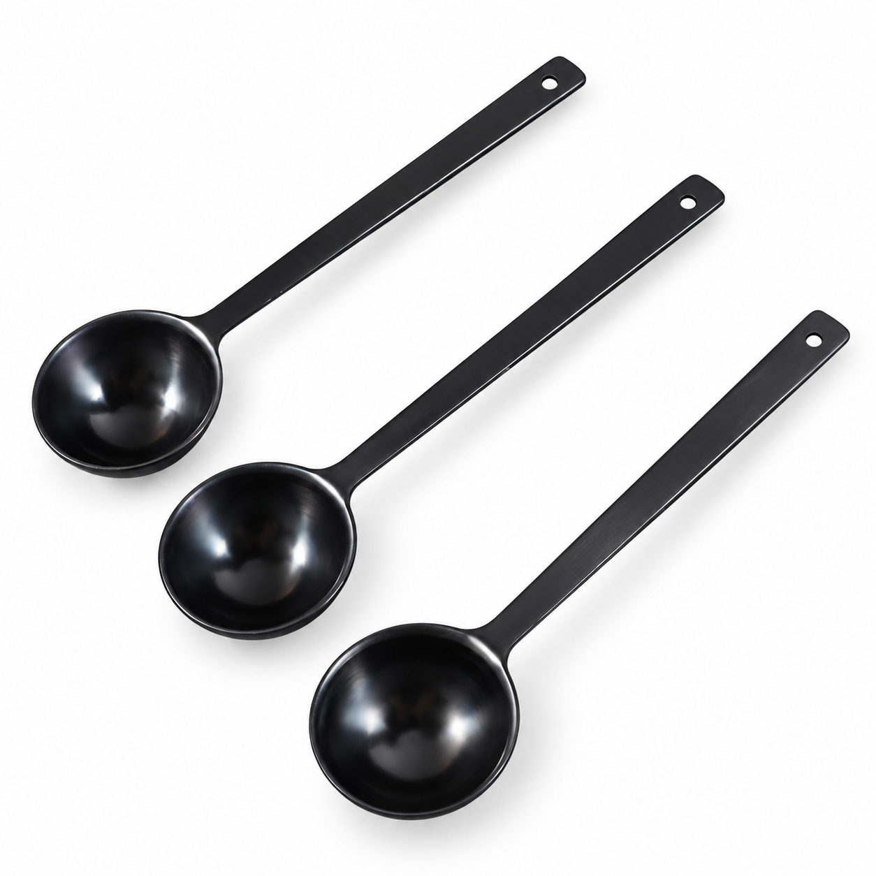 BS2550 · 12.5 ml · Long Narrow-Handle Measuring Scoop · Round hole