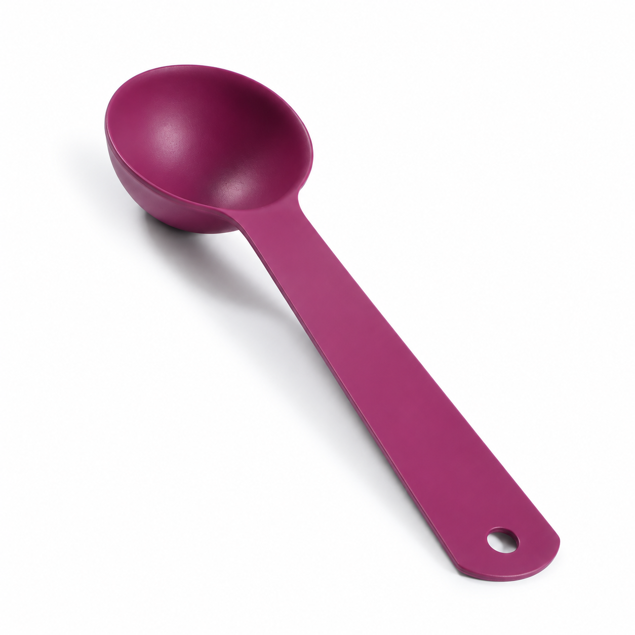 BS2516 · 8.5 ml · Round-End Flat-Handle Measuring Scoop · Round hole