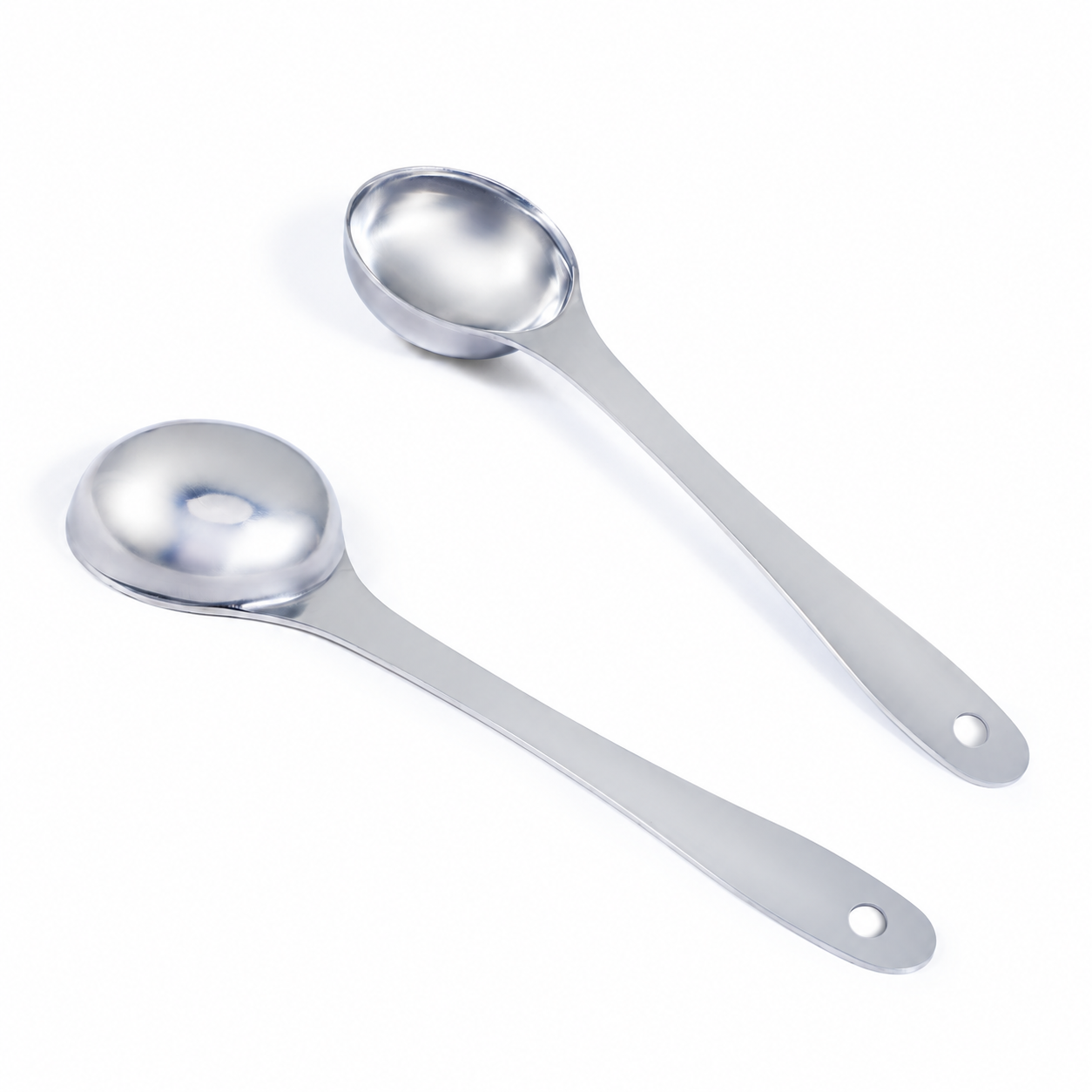 BS2531 · 10 ml · Messlöffel mit abgerundetem Stielende · Rundes Loch