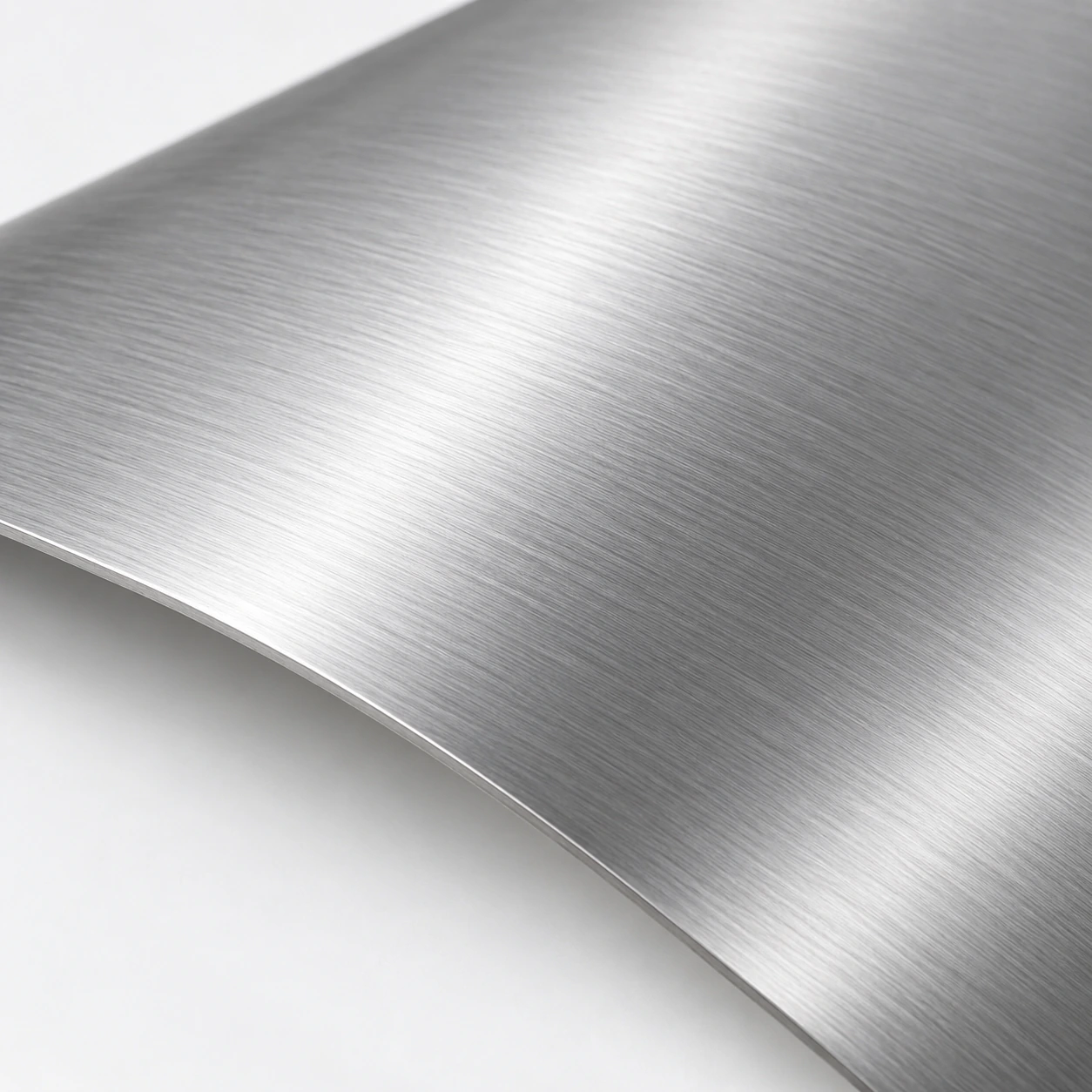 Brushed steel sample