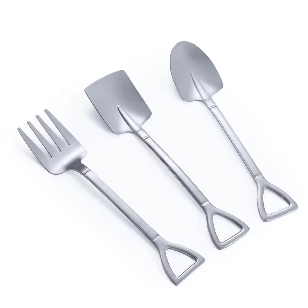 Small reusable stainless steel tasting spoon for coffee and tea