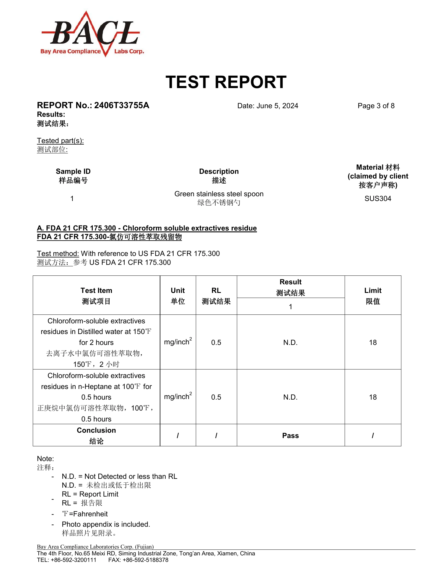 BS2554 green stainless-steel scoop · 2406T33755A · Page 3